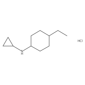 N-cyclopropyl-4-ethylcyclohexan-1-amine hydrochloride Structure