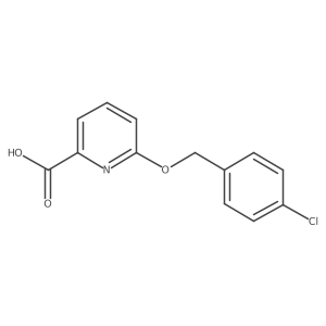 6-((4-Chlorobenzyl)oxy)picolinic acid Structure