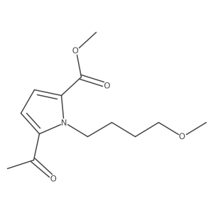 Methyl 5-acetyl-1-(4-methoxybutyl)-1h-pyrrole-2-carboxylate Structure