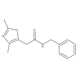 N-benzyl-2-(2,4-dimethyl-1,3-thiazol-5-yl)acetamide Structure