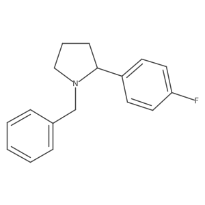 1-Benzyl-2-(4-fluorophenyl)pyrrolidine Structure