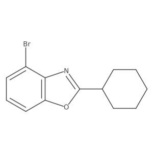 4-Bromo-2-cyclohexylbenzoxazole Structure