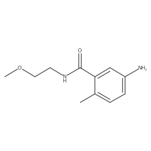 5-amino-N-(2-methoxyethyl)-2-methylbenzamide Structure