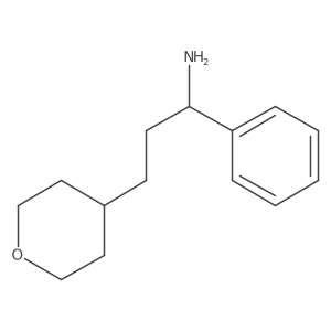 2H-Pyran-4-propanamine, tetrahydro-I+/--phenyl- Structure