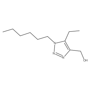 (5-ethyl-1-hexyl-1H-1,2,3-triazol-4-yl)methanol Structure