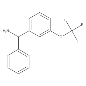 Phenyl-[3-(trifluoromethoxy)phenyl]methanamine Structure