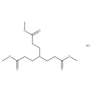 Tri(2-methoxycarbonylethyl)phosphine hydrochloride Structure