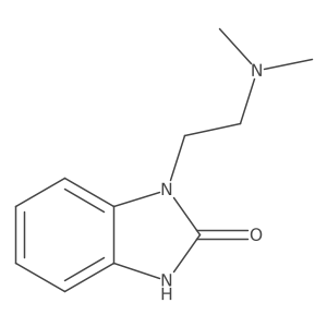 1-[2-(Dimethylamino)ethyl]-1,3-dihydrobenzimidazol-2-one Structure