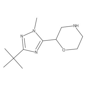 2-(3-(Tert-butyl)-1-methyl-1h-1,2,4-triazol-5-yl)morpholine Structure