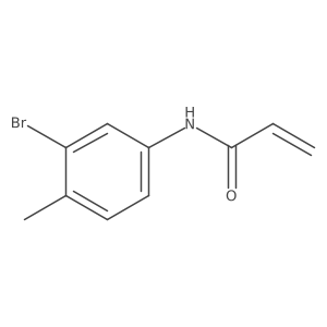 N-(3-Bromo-4-methyl-phenyl)prop-2-enamide Structure