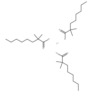 (OC-6-11)-Yttrium(III) 2,2-dimethyloctanoate结构式