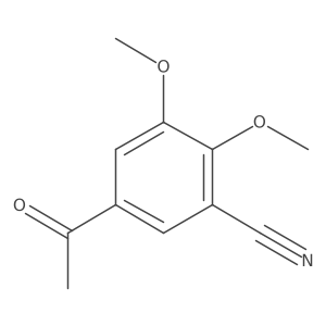 5-Acetyl-2,3-dimethoxybenzonitrile Structure
