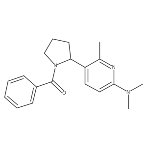 [2-[6-(dimethylamino)-2-methyl-3-pyridyl]pyrrolidin-1-yl]-phenyl-methanone Structure