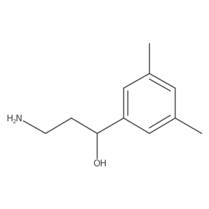 3-Amino-1-(3,5-dimethylphenyl)propan-1-ol Structure