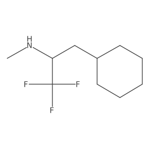 (R)-N-Methyl-3-cyclohexyl-1,1,1-trifluoropropan-2-amine Structure