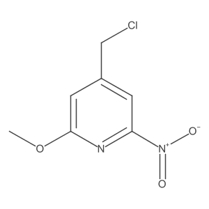 4-(Chloromethyl)-2-methoxy-6-nitropyridine Structure