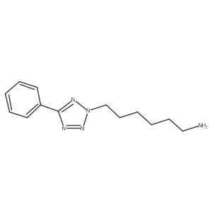 6-(5-Phenyl-2h-tetrazol-2-yl)hexan-1-amine结构式