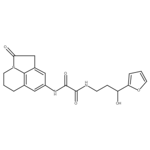 N1-(3-(furan-2-yl)-3-hydroxypropyl)-N2-(2-oxo-2,4,5,6-tetrahydro-1H-pyrrolo[3,2,1-ij]quinolin-8-yl)oxalamide Structure