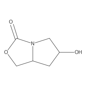 (7AS)-6-Hydroxytetrahydropyrrolo[1,2-C]oxazol-3(1H)-one结构式