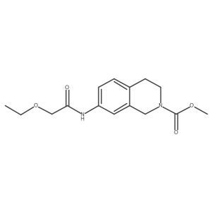 methyl 7-(2-ethoxyacetamido)-3,4-dihydroisoquinoline-2(1H)-carboxylate Structure