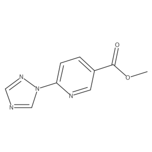 Methyl 6-(1H-1,2,4-triazol-1-yl)-3-pyridinecarboxylate Structure
