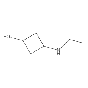 3-(Ethylamino)cyclobutanol Structure