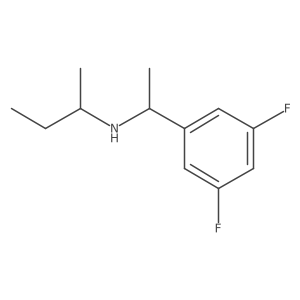 (Butan-2-yl)[1-(3,5-difluorophenyl)ethyl]amine Structure