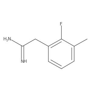 2-(2-Fluoro-3-methylphenyl)ethanimidamide Structure