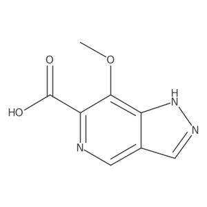 7-Methoxy-1H-pyrazolo[4,3-c]pyridine-6-carboxylic acid Structure