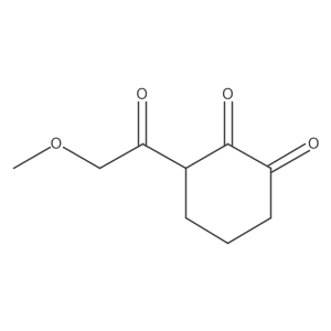 3-(2-Methoxyacetyl)cyclohexane-1,2-dione结构式