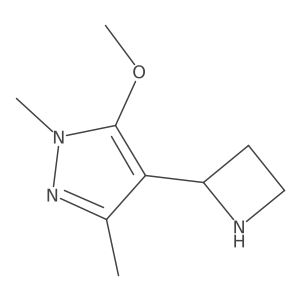 4-(azetidin-2-yl)-5-methoxy-1,3-dimethyl-1H-pyrazole Structure