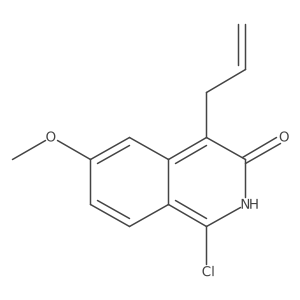 4-Allyl-1-chloro-6-methoxyisoquinolin-3(2h)-one Structure