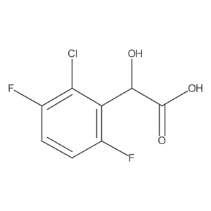 2-Chloro-3,6-difluoromandelic acid结构式