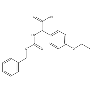 2-{[(Benzyloxy)carbonyl]amino}-2-(4-ethoxyphenyl)acetic acid Structure