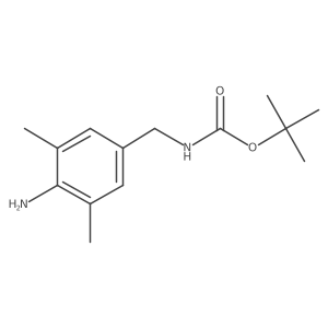 tert-Butyl (4-amino-3,5-dimethylbenzyl)carbamate结构式