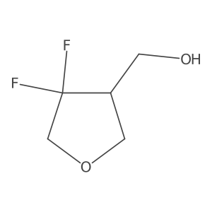 (4,4-Difluorooxolan-3-yl)methanol Structure