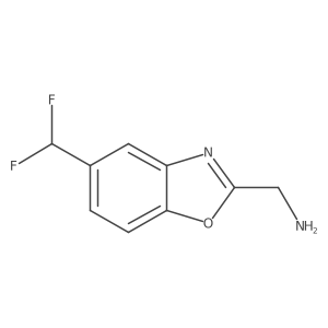 2-(Aminomethyl)-5-(difluoromethyl)benzo[d]oxazole Structure