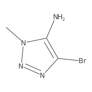 4-Bromo-1-methyl-1H-1,2,3-triazol-5-amine结构式