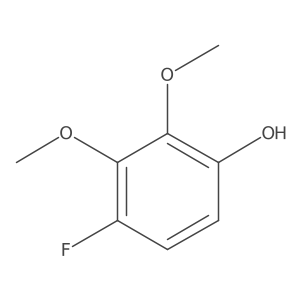 2,3-Dimethoxy-4-fluorophenol结构式