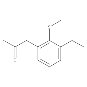 1-(3-Ethyl-2-(methylthio)phenyl)propan-2-one Structure