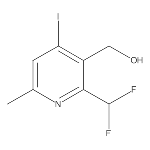 2-(Difluoromethyl)-4-iodo-6-methylpyridine-3-methanol结构式
