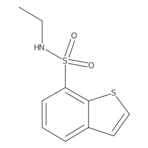 N-ethyl-1-benzothiophene-7-sulfonamide结构式