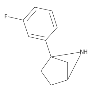1-(3-Fluorophenyl)-5-azabicyclo[2.1.1]hexane Structure