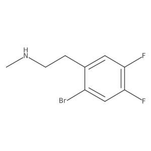 [2-(2-Bromo-4,5-difluorophenyl)ethyl](methyl)amine Structure