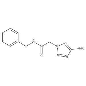 2-(4-amino-1H-1,2,3-triazol-1-yl)-N-benzylacetamide Structure