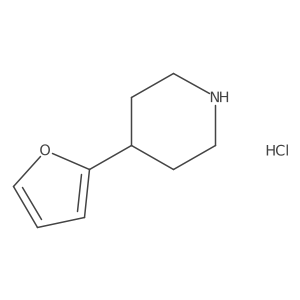 4-(Furan-2-yl)piperidine hydrochloride结构式