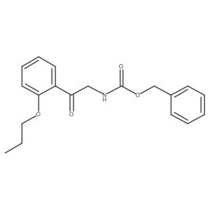 benzyl N-[2-oxo-2-(2-propoxyphenyl)ethyl]carbamate Structure