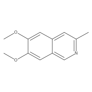 6,7-Dimethoxy-3-methylisoquinoline Structure