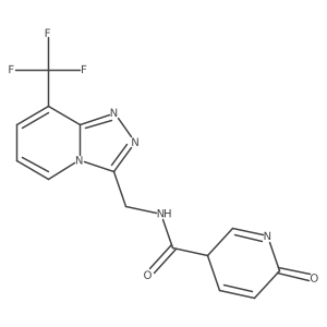 6-oxo-N-[[8-(trifluoromethyl)-[1,2,4]triazolo[4,3-a]pyridin-3-yl]methyl]-3H-pyridine-3-carboxamide Structure