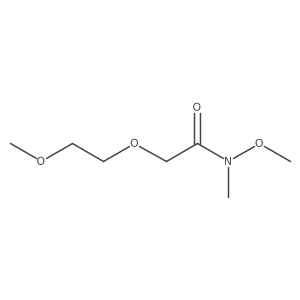 N-methoxy-2-(2-methoxyethoxy)-N-methylacetamide Structure